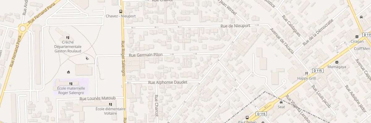 Plan du 28 Rue Germain Pilon à Drancy