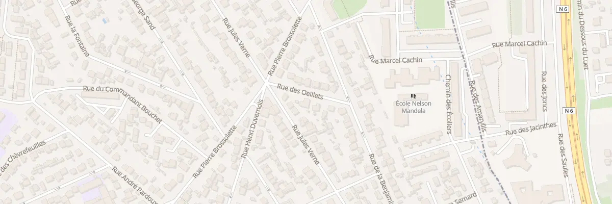 Plan du 6 Rue des Oeillets à Vigneux-sur-Seine