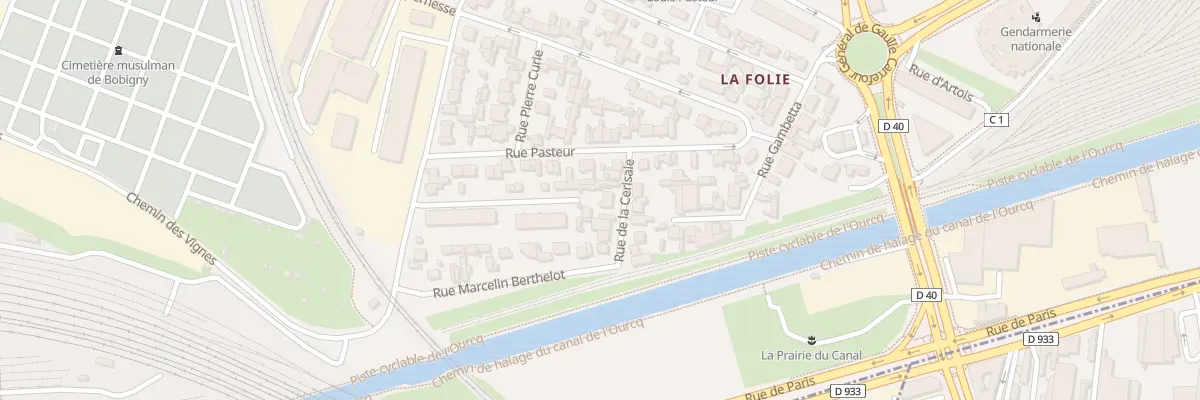 Plan du 6B Rue de la Cerisaie à Bobigny