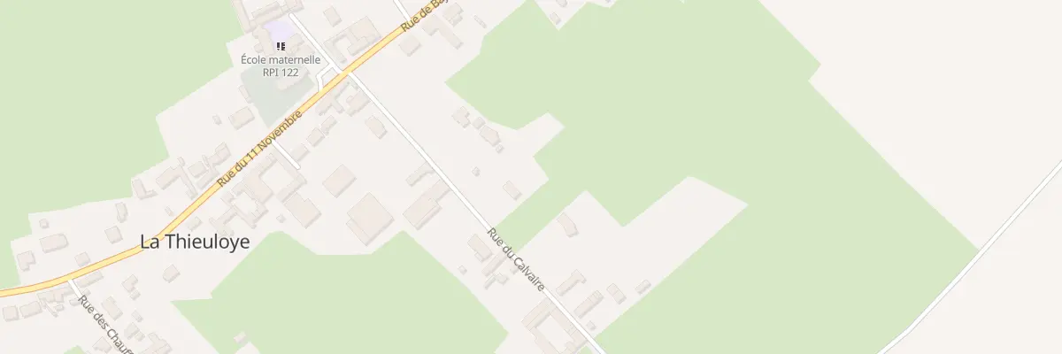 Plan du 17 Rue du Calvaire à La Thieuloye