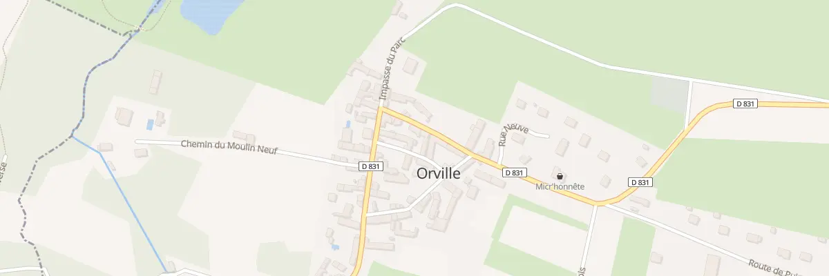 Plan du 6 Rue de la Pompe à Orville