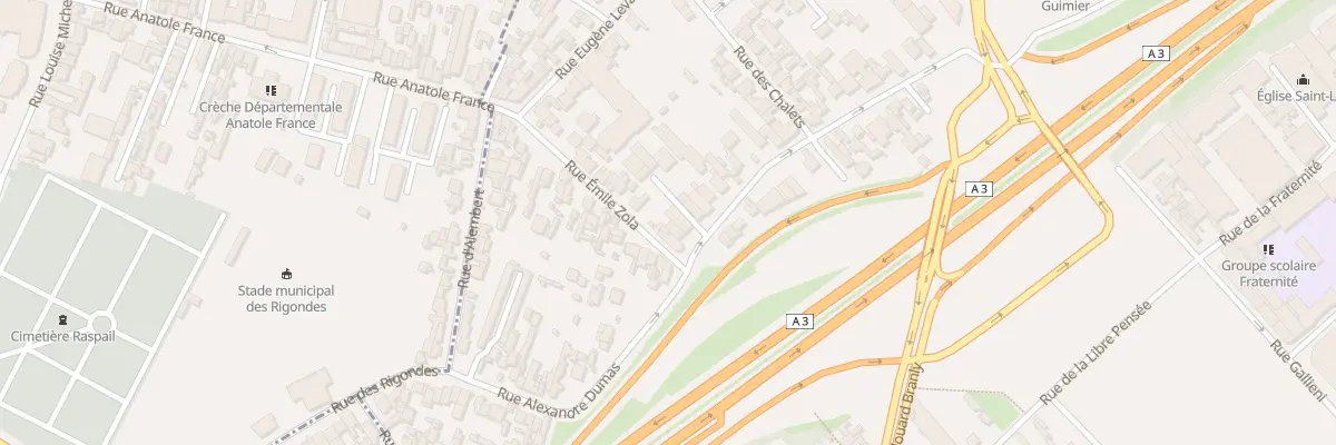 Plan du 64 Rue Alexandre Dumas à Romainville
