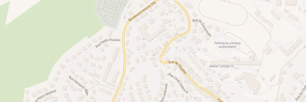 Plan du 71 Rue de l’Egalite à Aurillac