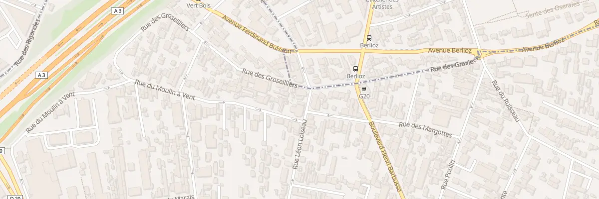 Plan du 49 Rue Leon Loiseau à Montreuil