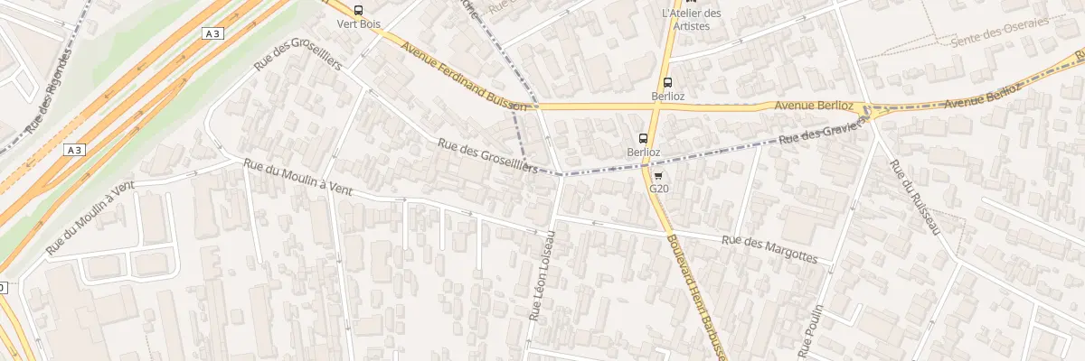 Plan du 51 Rue Leon Loiseau à Montreuil