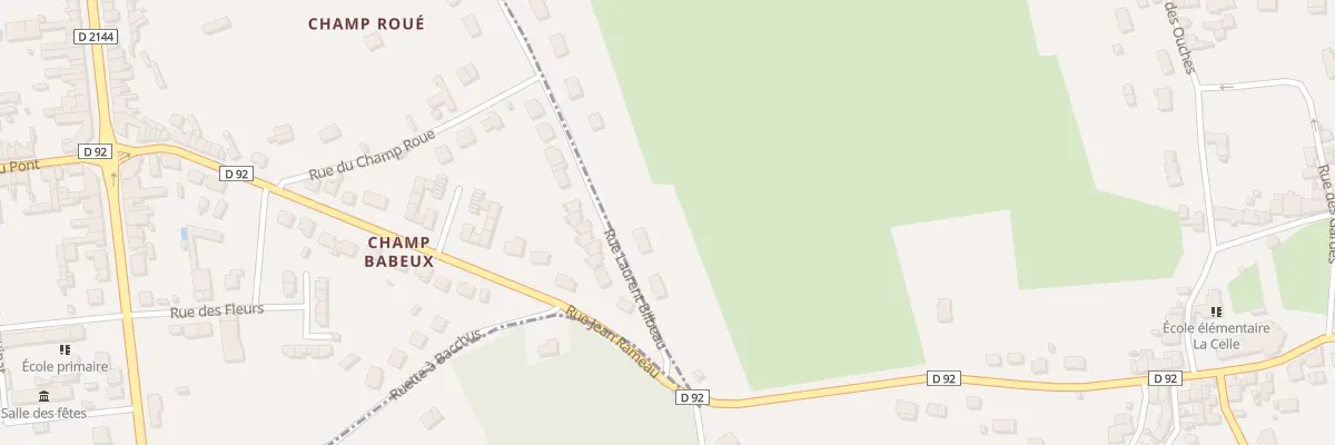 Plan du 12 Rue Laurent Bilbeau à Vernais
