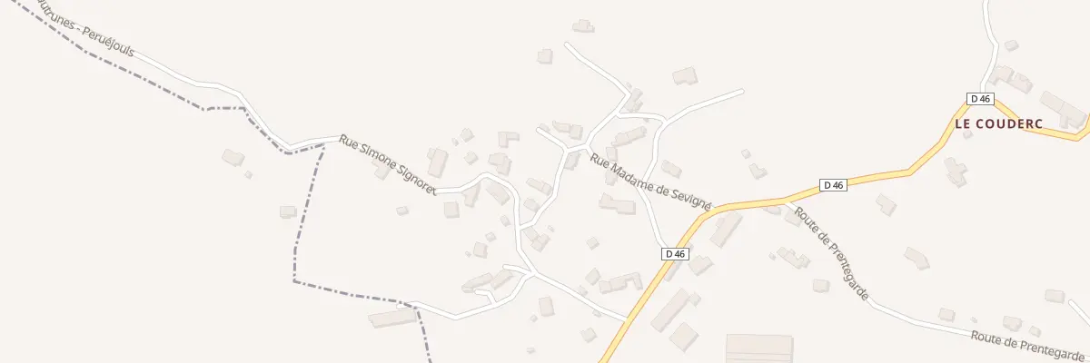 Plan du 24 Rue Madame de Sevigne à Marmanhac