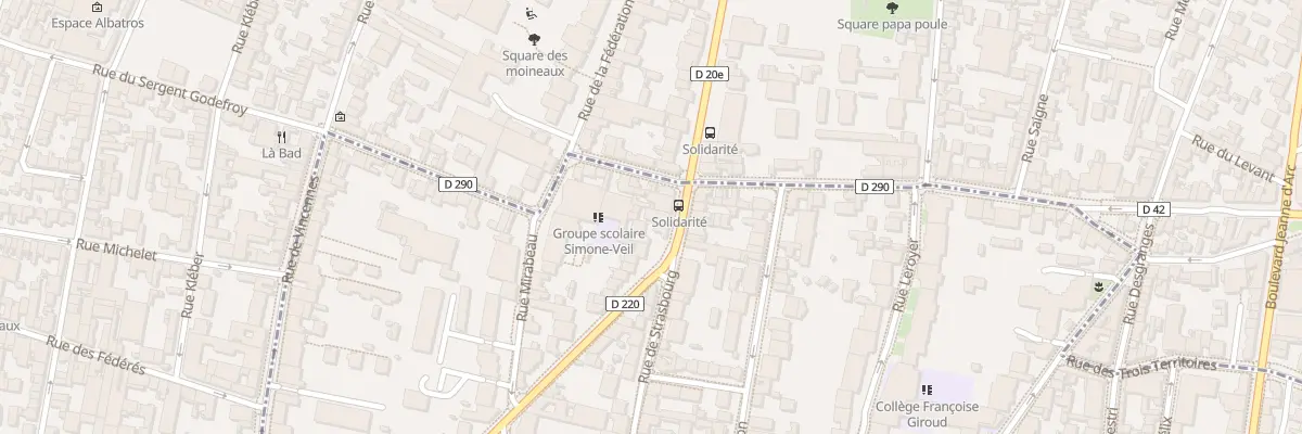 Plan du 71 Rue de Strasbourg à Vincennes