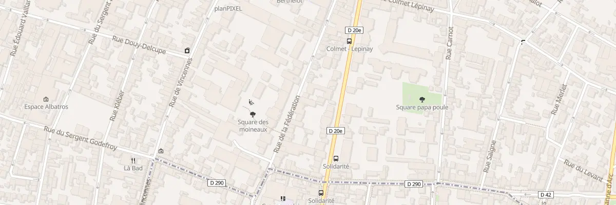 Plan du 35 Rue de la Fédération à Montreuil
