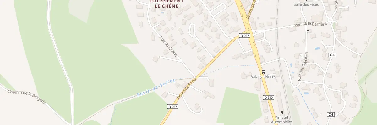 Plan du 5974 Nuces à Valady