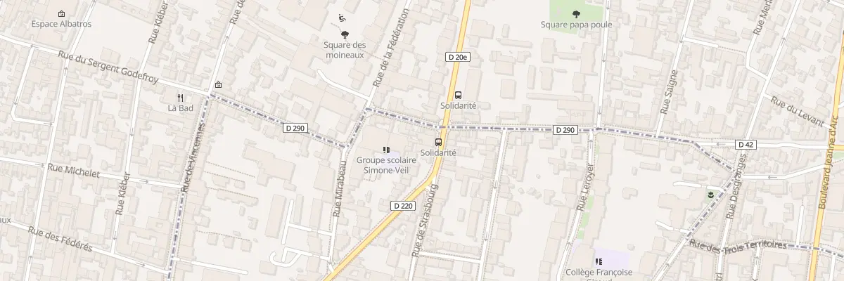 Plan du 75 Rue de Strasbourg à Vincennes