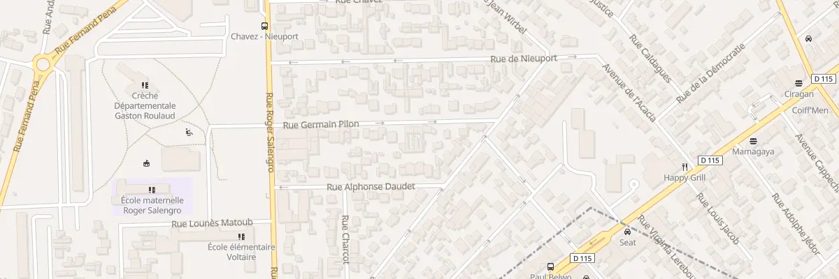 Plan du 30 Rue Germain Pilon à Drancy