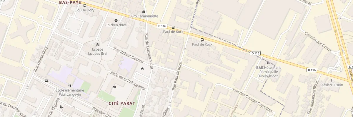 Plan du 175 Rue Paul de Kock à Romainville