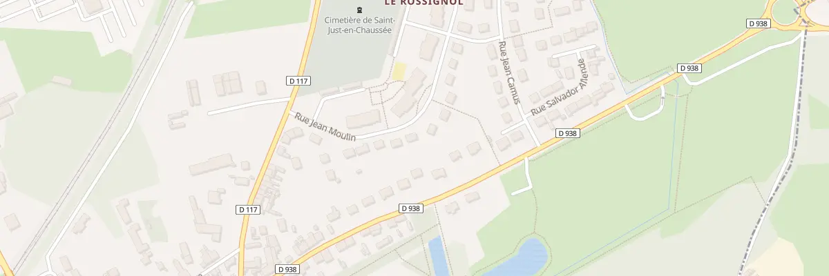 Plan du 8 Rue Jean Moulin à Saint-Just-en-Chaussée