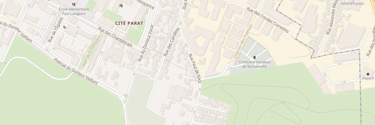 Plan du 133 Rue Paul de Kock à Romainville