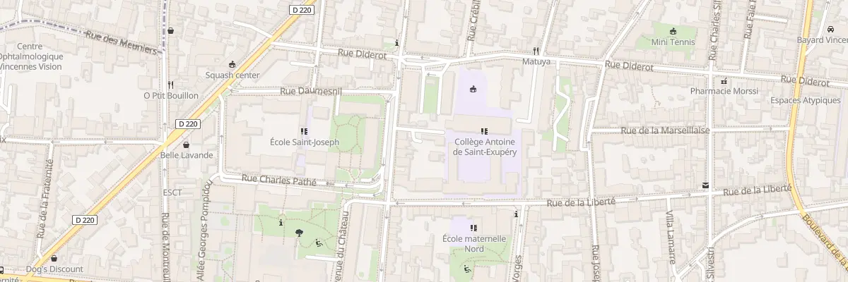 Plan du 28B Rue de Strasbourg à Vincennes