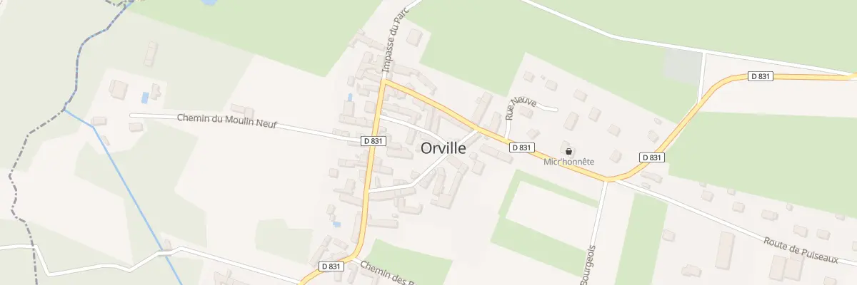 Plan du 5049 Bourg d’Orville à Orville