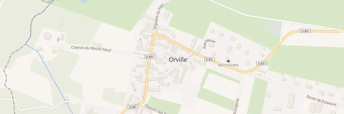 Plan du 5049 Bourg d’Orville à Orville