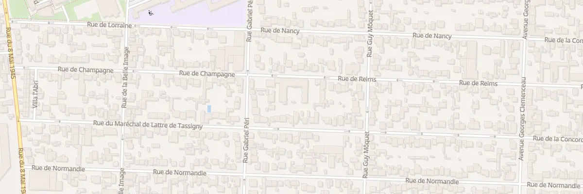 Plan du 8 Rue de Reims à Maisons-Alfort