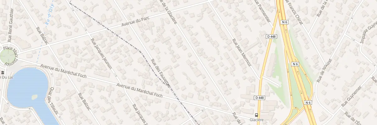 Plan du 86 Rue de la Glacière à Montgeron