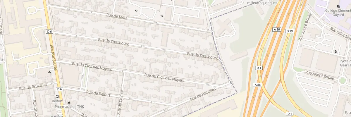 Plan du 60 Rue de Strasbourg à Maisons-Alfort