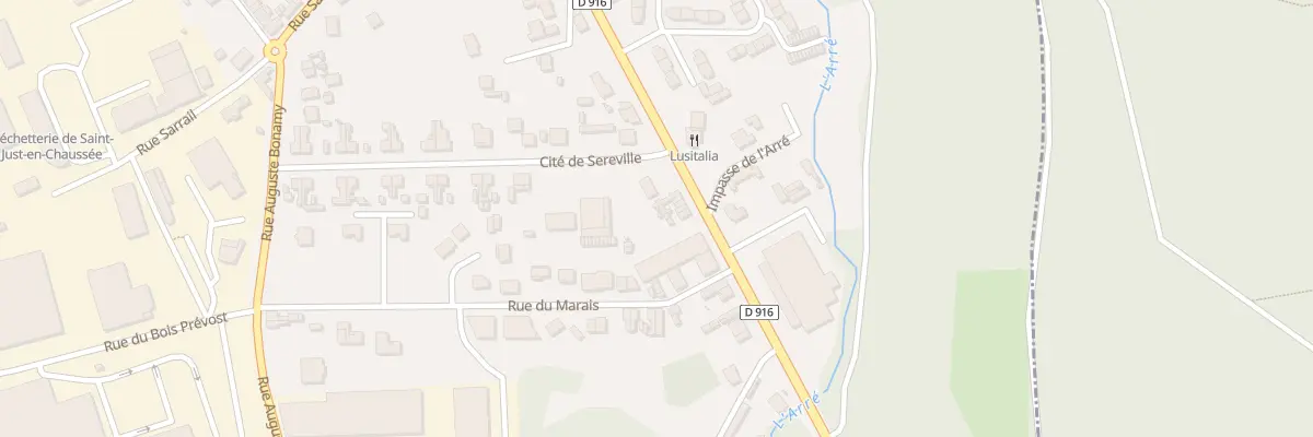 Plan du 180 Rue de Paris à Saint-Just-en-Chaussée