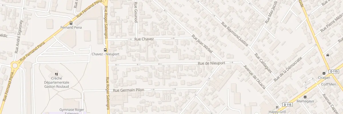 Plan du 31 Rue De Nieuport à Drancy