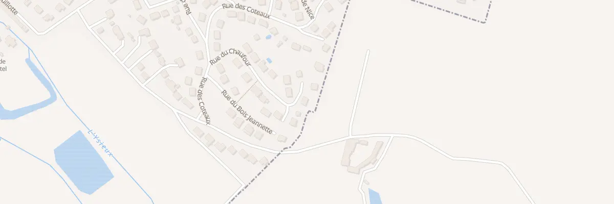 Plan du 18 Rue du Chaufour à Chaumontel