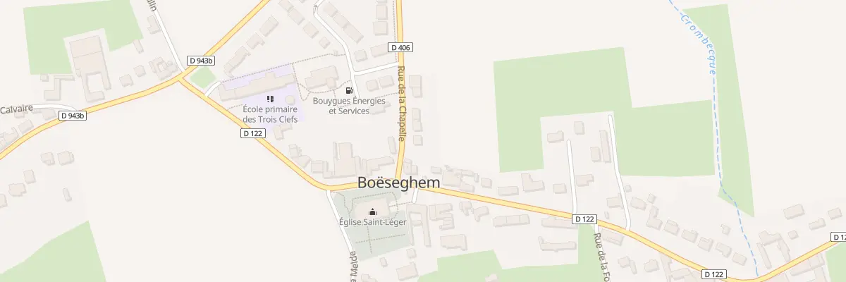 Plan du 2 Rue de la Chapelle à Boëseghem