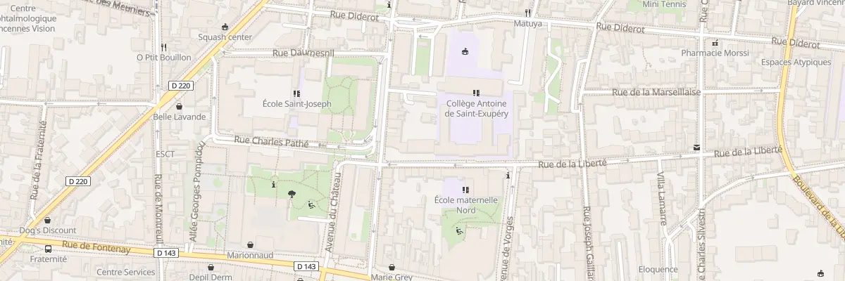 Plan du 20 Rue de Strasbourg à Vincennes