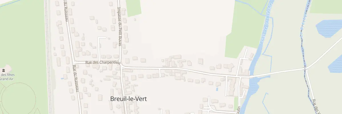Plan du 25 Rue des Charpentiers à Breuil-le-Vert