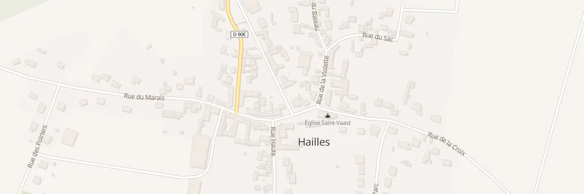 Plan du 3 Pl de l’Eglise à Hailles