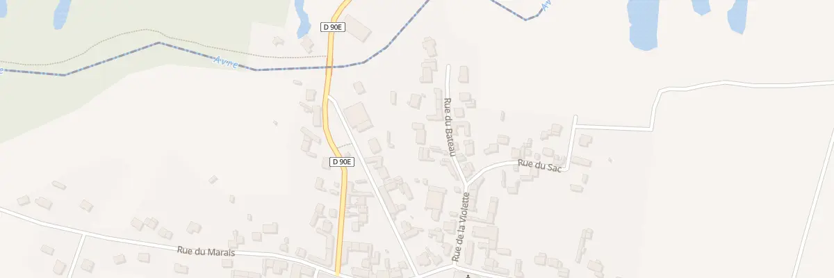 Plan du 5 Rue du Bâteau à Hailles
