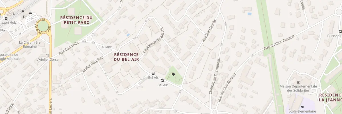Plan du 1B Rle Michée à Mennecy