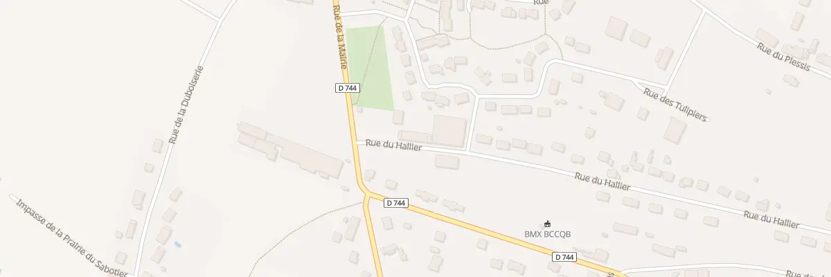 Plan du 69 Rue du Hallier à Quiers-sur-Bezonde