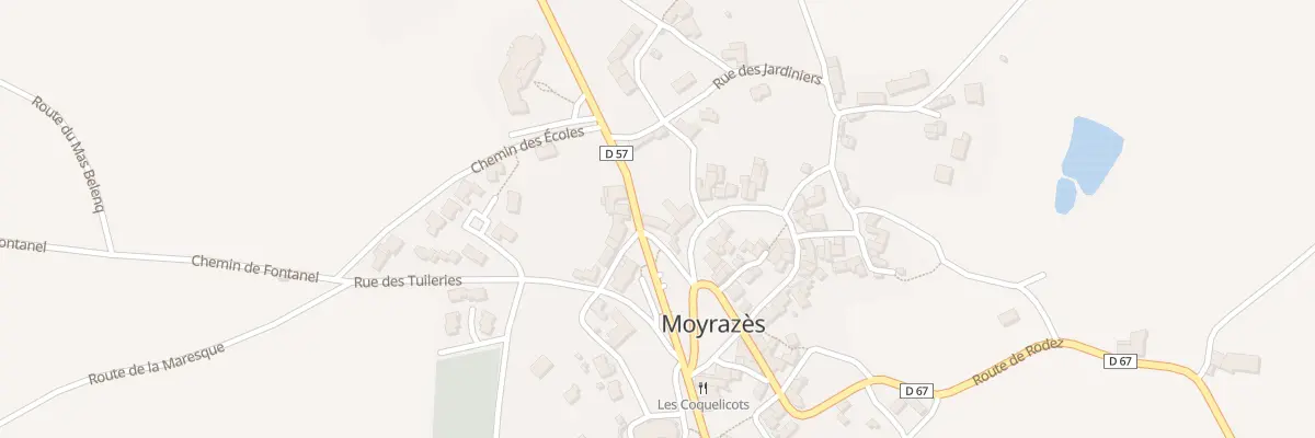 Plan du 5006 Rue de l’Abreuvoir à Moyrazès