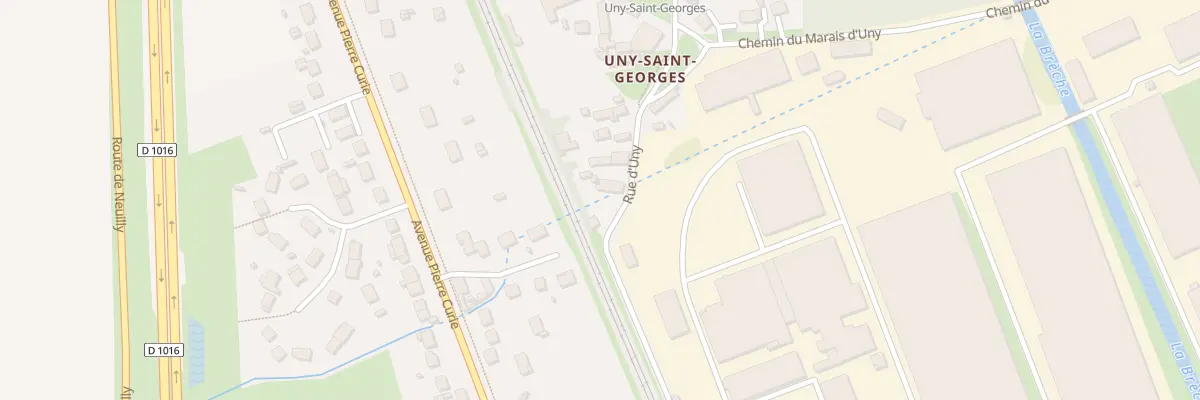 Plan du 1 Rue d’Uny à Rantigny