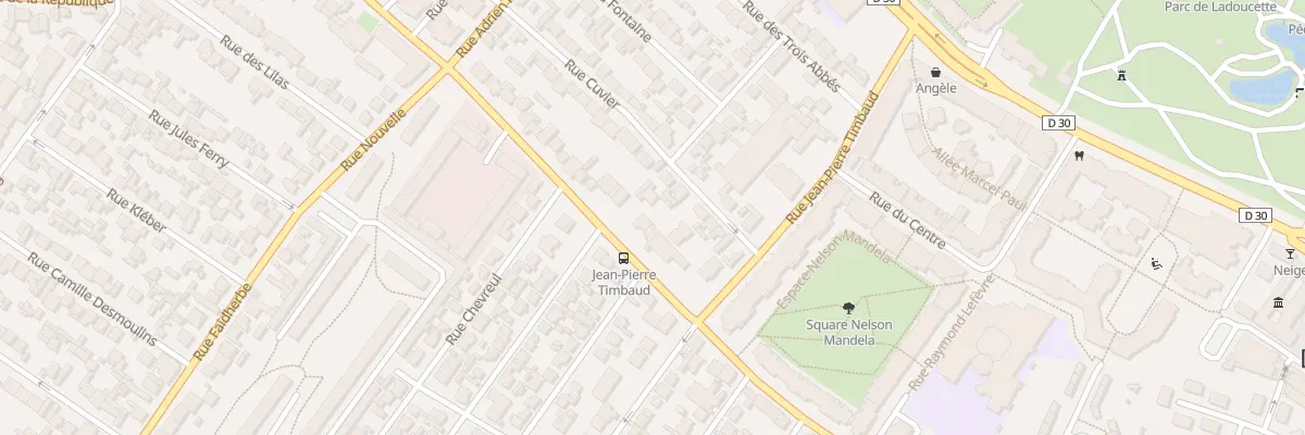 Plan du 84 Rue De La Republique à Drancy