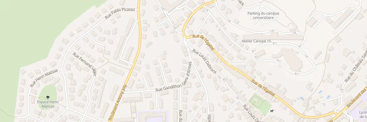 Plan du 17 Rue Gandilhon Gens d’Armes à Aurillac