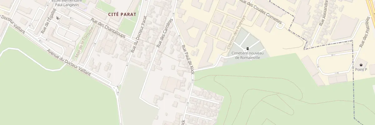 Plan du 127 Rue Paul de Kock à Romainville