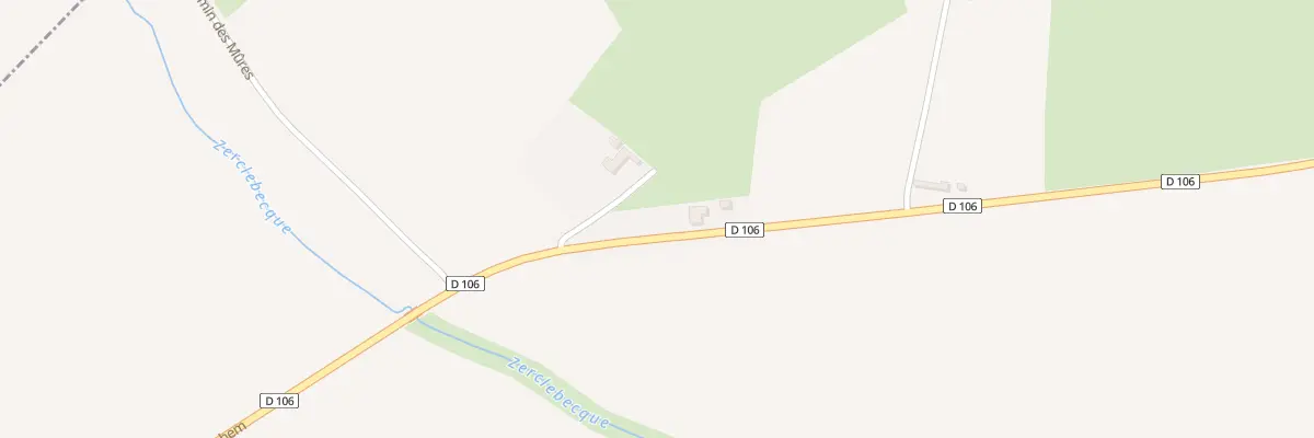 Plan du 1262 Rte de Blaringhem à Sercus
