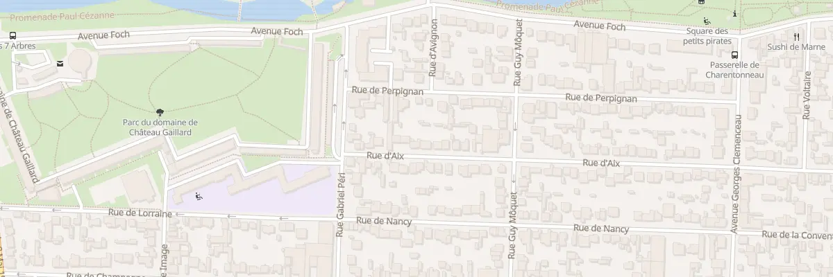 Plan du 13 Rue d’Aix à Maisons-Alfort