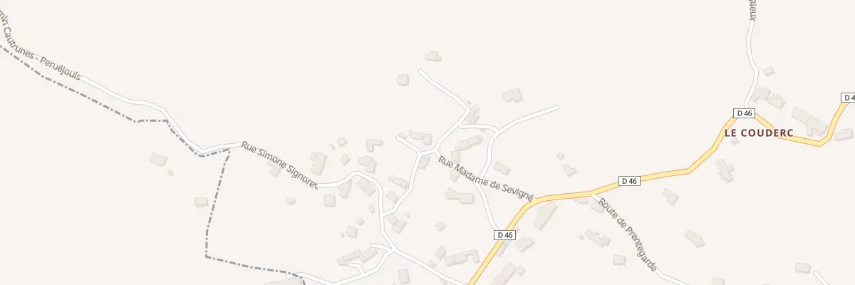 Plan du 18 Rue Madame de Sevigne à Polminhac