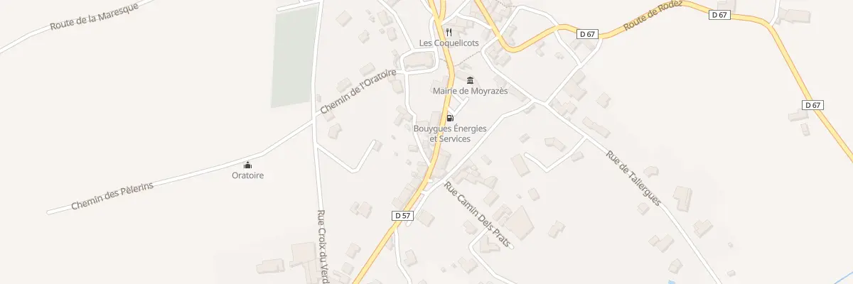 Plan du 5102 Moyrazes à Moyrazès
