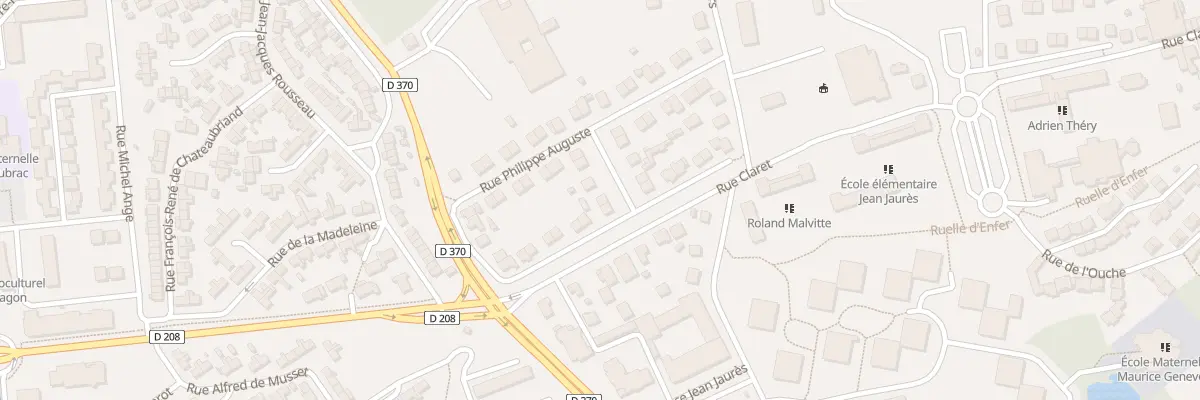 Plan du 3 All des Acacias à Gonesse