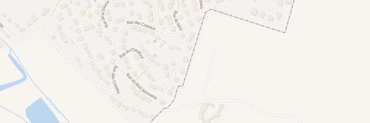 Plan du 22 Rue du Chaufour à Chaumontel
