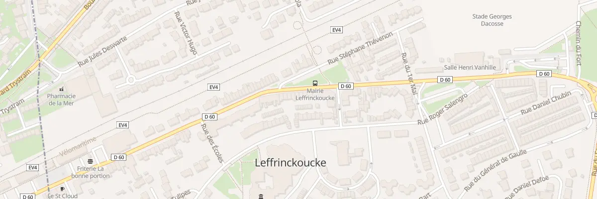 Plan du 26 Rue du 2 Juin 1940 à Leffrinckoucke