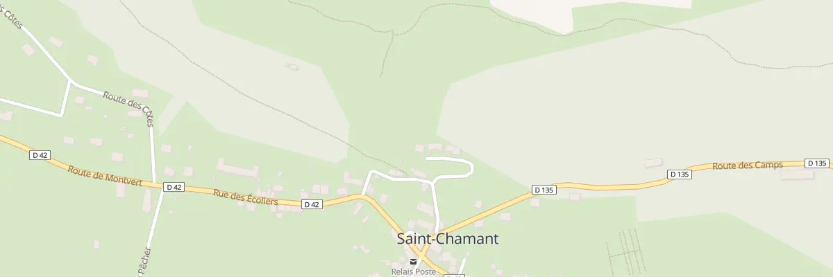 Plan du 6023 Le Bourg à Saint-Chamant