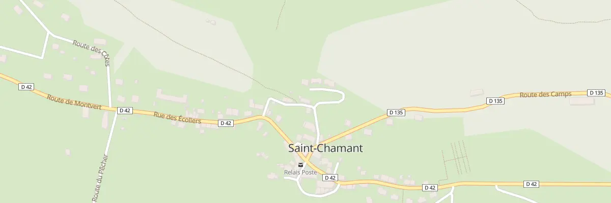 Plan du 5083 Le Bourg à Saint-Chamant