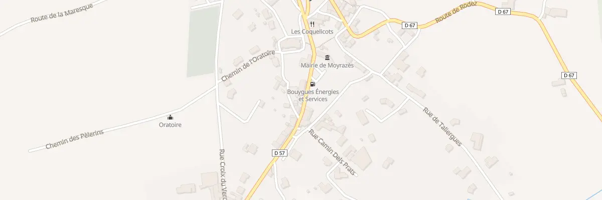 Plan du 5108 Moyrazes à Moyrazès